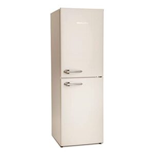 Montpellier MAB145C | Freestanding Retro Style Fridge Freezer - Cream            [Energy Class F]