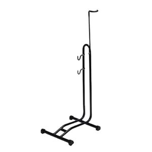 LOVIVER Cycling Bike Stand Vertical Bikes Rack Upright Bicycles Floor Stand No Damage Floor Type Organizer Display Adjustable Bracket for Outdoo