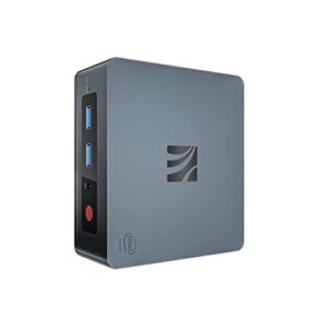 Mini PC Mini Desktop Computer Windows 10 8GB RAM 256GB SSD Intel Celeron J4205 Support 2.4G 5G WiFi Gigabit Ethernet HDMI USB 3.0 BT4.0 Support Auto Power O