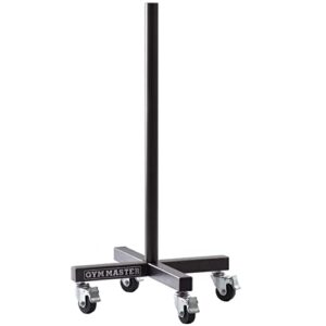 Gym Master Olympic Bumper Plate Storage Stacker Trolley