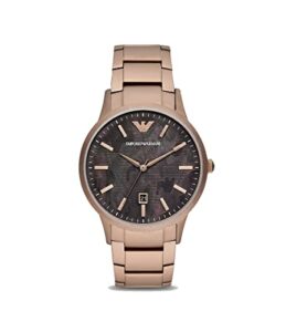 Armani - Renato Analogue Quartz Watch with Bronze Color