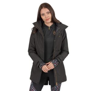 Aubrion Shires Woodford Womens Coat - Charcoal