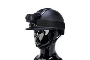 Techalogic HC-1 1080P HD Equestrian Helmet Camera - Ultra lightweight Camera for Riding - Compact Head Cameras for Horse Riding - Connects to Most Horse Riding using GoPro Style Fittings