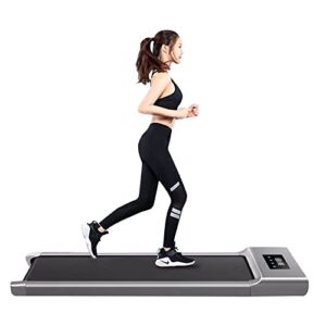 Under Desk Treadmill with Bluetooth Speaker & Remote Control Walking Running Pad Machine LED Display for Home or Office