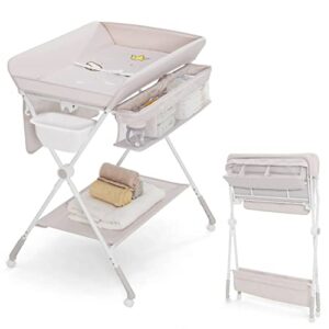 COSTWAY 4-in-1 Baby Changing Table