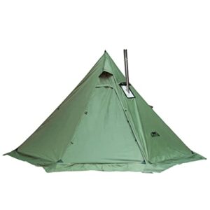 Preself 2-3 Person Tipi Hot Tent with Stove Jack