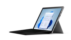 Microsoft Surface Pro 7+ Bundle with Keyboard - 12.3 Inch 2-in-1 Tablet PC - Silver - Intel Core i5