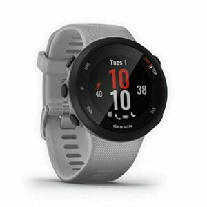 Garmin Forerunner 45 Plus GPS Running Watch with Garmin Coach Training Plan Support - Grey (Renewed)
