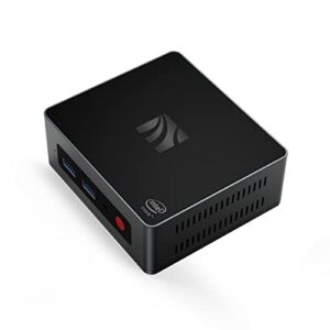 Mini PC Mini Desktop Computer Windows 10 8GB RAM 128G SSD Celeron J4125(up to 2.7GHz) Processor Supports 4K HD Dual HDMI Dual WiFi (2.4G+5.8G) Ethernet 1000M USB 3.0X4 BT4.