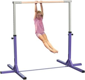 Gym Bar for Kids Horizontal Bar Artistic Gym Gymnastics Height Adjustable Stretch Rhythmic Balance