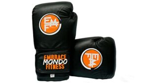 Boxing Gloves Leather Punch Bag 8 oz Gym Equipment MMA for Kids Mens Women - Ventilated Palm Punching Pads Glove for Kickboxing Muay Thai Martial Arts Training