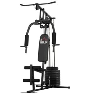 HOMCOM Multi Gym with Weights