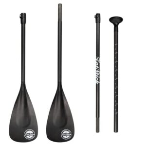 fatstick 4 Piece Carbon Shaft Paddle Board & Kayak Conversion Paddle - 60% Carbon Shaft with PU Blade - Made for SUP & Kayaking