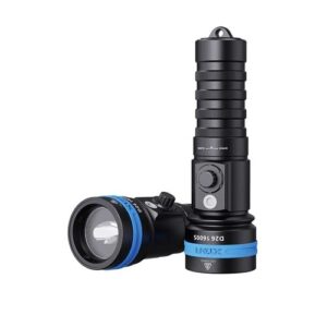XTAR D26 1600S Dive flashlight 1600 Lumens Scuba Diving light 4 modes IPX8 Waterproof Underwater Lights Night Dive Submarine Torch for Outdoor Exploration Under Water Sports(Not included any battery)