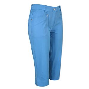 Daily Sports Ladies Capri in Pacific-UK16