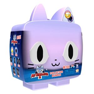 PET Simulator X – Marbled Purple Iridescence Cat Collector Bundle (Mystery Case w/ 8 Items