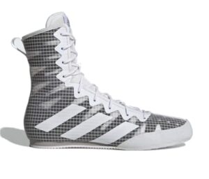 Box Hog 4 White Grey Boxing Trainer Boots