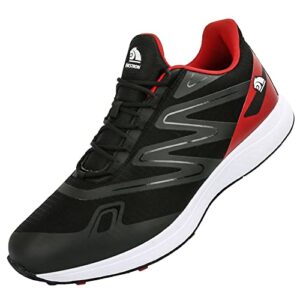 Waterproof Golf Shoes Mens Wide Fitting Golf Sneakers Spikeless Big Size Lightweight for Four Seasons