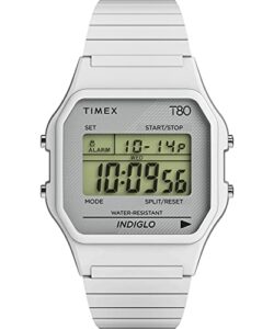 Timex Unisex Digital Watch T80 with Stainless Steel Strap