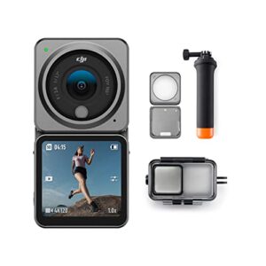 DJI Action 2 Dual-Screen Diving Combo with Protective Case - 4K Action Camera with Dual OLED Touchscreens