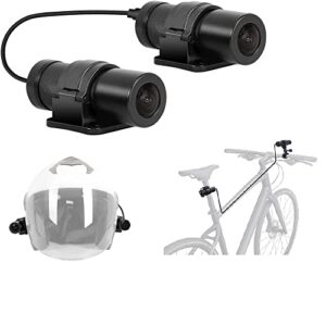 VSYSTO Motorcycle Bicycle Helmet Dash camera Dual 1080p front rear view sport camera