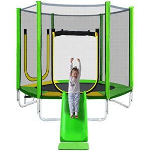 7FT Trampoline with Slide