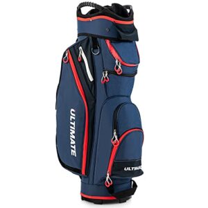 COSTWAY Golf Cart Bag with 14 Way Dividers