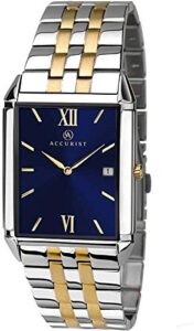 Accurist Mens 7062 London Two Tone Bracelet Strap Wrist Watch