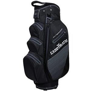 Caddymatic Golf Waterproof Golf Trolley / Cart Bag with Full Length Dividers