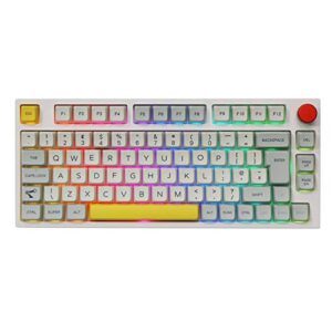 EPOMAKER Theory TH80 ISO UK Layout 75% Hot Swap RGB 2.4Ghz/Bluetooth 5.0/Wired Mechanical Keyboard with MDA PBT Keycaps