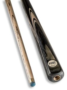 Ultimate Pool "master Intricate Maple and black ashwood 3/4 length pool cue