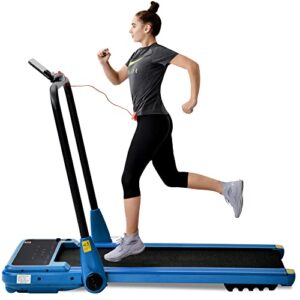 Azkoeesy 1.5HP Treadmill Foldable with Bluetooth App & 1-12km/h - Home Walking Running Jogging Machine