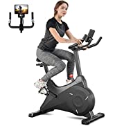 COSTWAY Foldable Rowing Machine, Indoor Magnetic Rower with LCD Monitor, Double Aluminum Slide Ra...