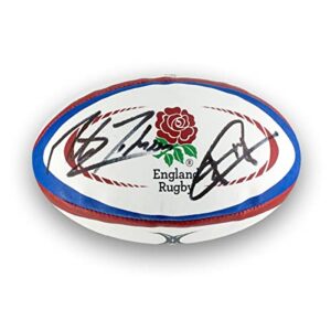 Exclusive Memorabilia Jonny Wilkinson And Martin Johnson Signed England Rugby Ball