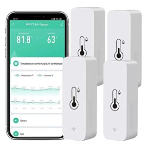 WiFi Hygrometer Thermometer Sensor: Smart Temperature Humidity Monitor