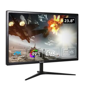 23.8 Inch QHD 2560 x 1440p Gaming Monitor 165Hz(144Hz Supported)