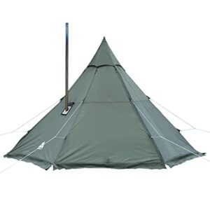 HEX Plus Green Tent With Stove Jack