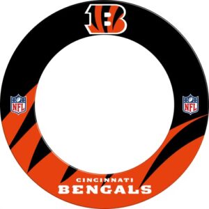 Officially Licensed NFL Cincinnati Bengals Professional Dartboard Surround (SU159)