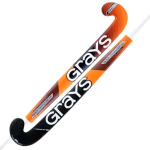 GRAYS 600i Dynabow Indoor SENIOR Hockey Stick - BLACK/ORANGE - NEW FOR 2022/23