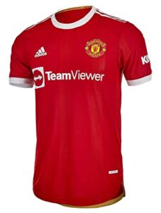 adidas Men's Manchester United Home Authentic Soccer Jersey 2021/22
