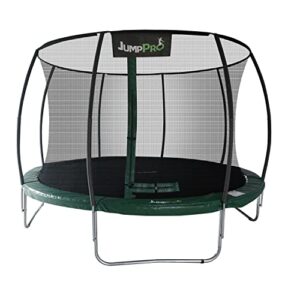 Jump PRO Xcite Green Round Trampoline with Safety Enclosure 8ft / 10ft / 12ft / 14ft | JumpPRO Trampolines | Get Your Kids Active with Good Safe Fun……