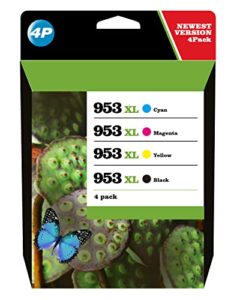953 XL 953XL Ink Cartridges Multipack Remanufactured Replacement for HP 953XL Ink Cartridges for HP Officejet Pro 7740 7720 8710 7730 8715 8725 8720 8210 Printer(1 Black