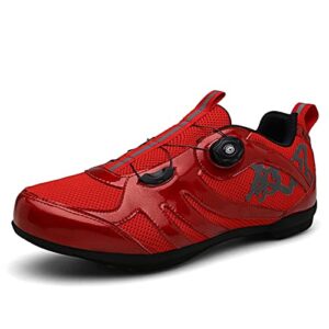 Men Cycling Shoes Road Riding Bike Shoes Indoor Fitness Shoes Breathable Mesh Anti-Slip MTB Cycling Shoes for Men and Wome
