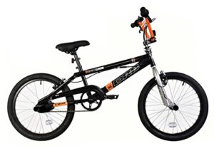 Dallingridge Legend 20" Freestyle BMX Bike w/ 360 Gyro - Gloss Black/Orange/Silve