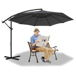 Aufun 3m/3.5m Cantilever Banana Parasol