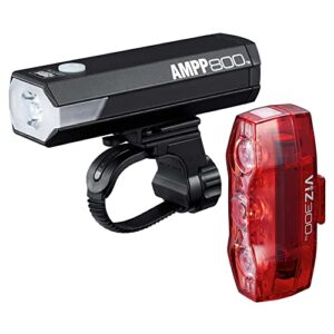 CatEye Ampp 800/ViZ 300 Front & Rear Cycling Light Se