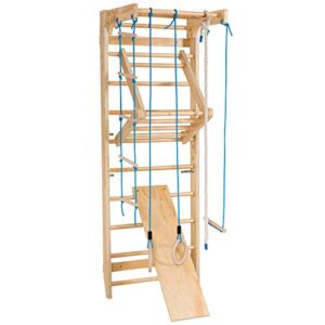 Maxmass Wooden Swedish Ladder Wall Set