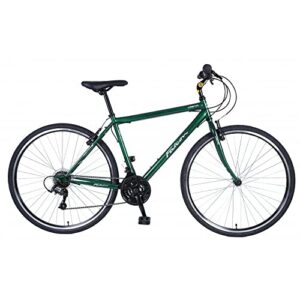 Hard To Find Bike Parts Falcon Urban 700c Wheel Mens 19'' Frame Trekking Hybrid Green Commuter Bike