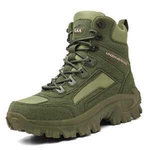 Men's Military Boots Combat Training Tactical Boots Hiking Wear-resistant Mountaineering Camping Outdoor Shoes