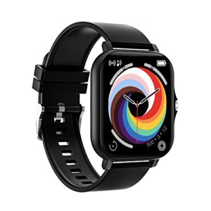 BVSPA Smart Watch with Heart Rate Monitor Sleep Monitor for Men and Women (Black